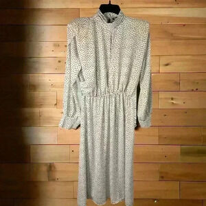 ZARA Famous "Polka Dot Dress" White/Black Size Small Dress. #ZaraPolkaDotDress